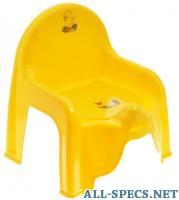 М-пластика Idea Горшок-стульчик детский с крышкой цвет желтый 8408025