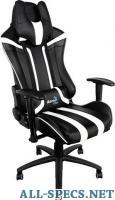AeroCool AC220-BW (4710700959695), кресло для геймера, чёрно-белое 34023