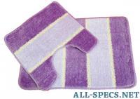 Sera (фиолетовый) Комплект ковриков для ванной 2 предмета (полипропилен) 7417020