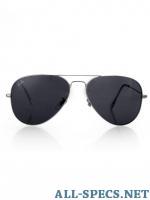Ray Ban Aviator Silver Black 800828