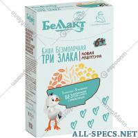 Беллакт Kasha secco senza latte "Bellact." da 3 cereali 200 g.