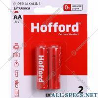 Hofford Элементы питания «Hofford» LR 6, АА, 1.5 V, 2 шт