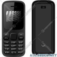 VERTEX Мобильный телефон «Vertex» M114, VRX-M114-BCK, черный, без СЗУ