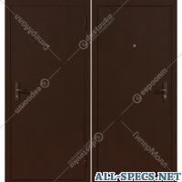 Йошкар Дверь входная «Йошкар» Стройгост 5-1, Медный антик, R, 206х98 см